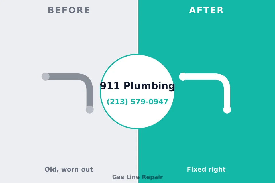 Before and after: plumbing company Warr Acres, OK